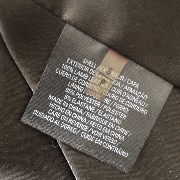 Elie Tahari Black Lambskin Leather Shirt/Jacket S - Picture 3 of 4